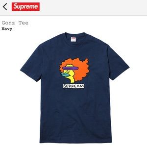 Supreme Gonz Tee Navy